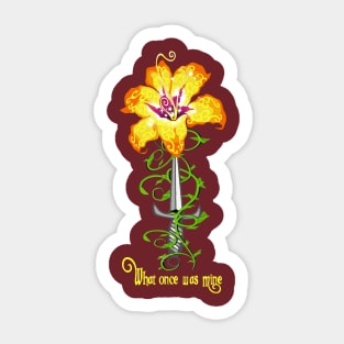 Rapunzel Flower What once was mine Sticker